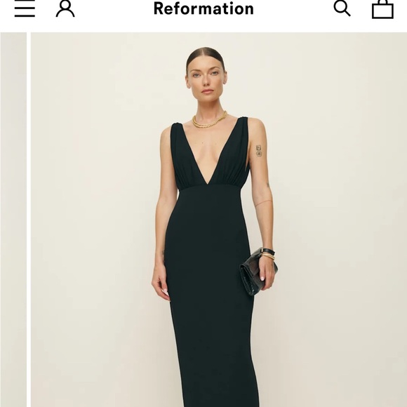 Reformation Dresses & Skirts - Reformation Velda Dress Black - Size 6